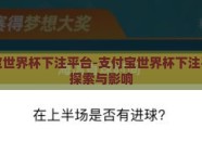 支付宝世界杯下注平台-支付宝世界杯下注平台的探索与影响