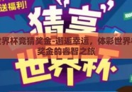 体彩世界杯竞猜奖金-邂逅幸运，体彩世界杯竞猜奖金的睿智之旅