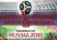 体彩世界杯冠军竞猜-体育迷的智慧角逐，解密体彩世界杯冠军竞猜的魅力与技巧