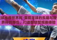 竞猜足球推荐世界杯-竞猜足球的乐趣与理性在世界杯的舞台，打造智慧型观赛体验