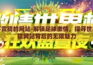 世界杯竞猜的网站-解锁足球激情，探寻世界杯竞猜网站背后的无限魅力
