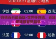 世界杯竞猜百科最新版-世界杯竞猜，百趣横生的足球盛宴新篇章