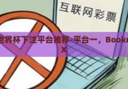 2026世界杯下注平台推荐-平台一，BookmakerX