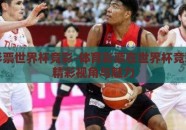 体育彩票世界杯竞彩-体育彩票在世界杯竞彩中的精彩视角与魅力