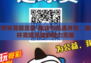 体彩世界杯竞猜足球-趣味与机遇并存，体彩世界杯竞猜足球的魅力无限