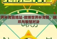 微博世界杯竞猜地址-微博世界杯竞猜，球迷的狂欢与智慧对决