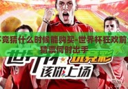 世界杯竞猜什么时候能购买-世界杯狂欢前夕，竞猜票何时出手