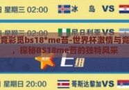 世界杯竞彩觅bs18*me苔-世界杯激情与竞彩魅力，探秘BS18me苔的独特风采