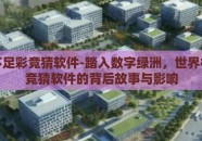 世界杯足彩竞猜软件-踏入数字绿洲，世界杯足彩竞猜软件的背后故事与影响