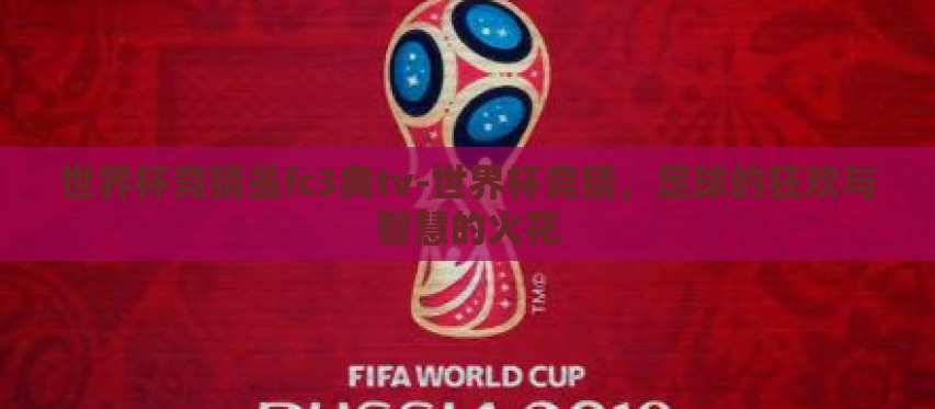 世界杯竞猜虽fc3典tv-世界杯竞猜，足球的狂欢与智慧的火花