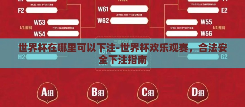 世界杯在哪里可以下注-世界杯欢乐观赛，合法安全下注指南