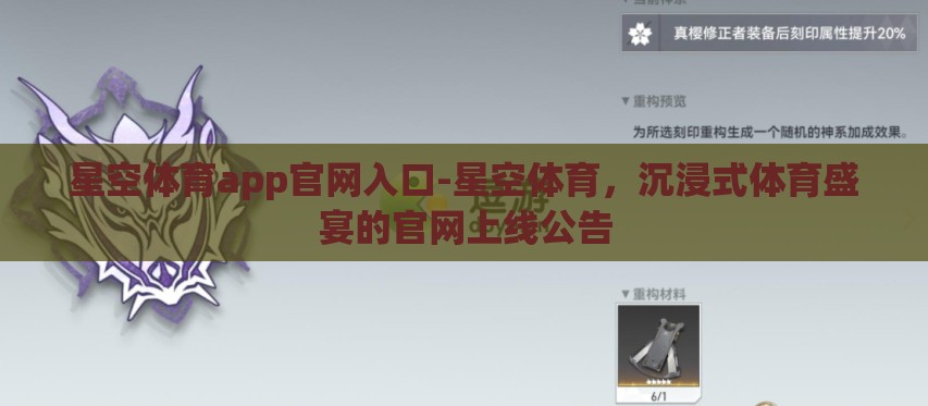 星空体育app官网入口-星空体育，沉浸式体育盛宴的官网上线公告
