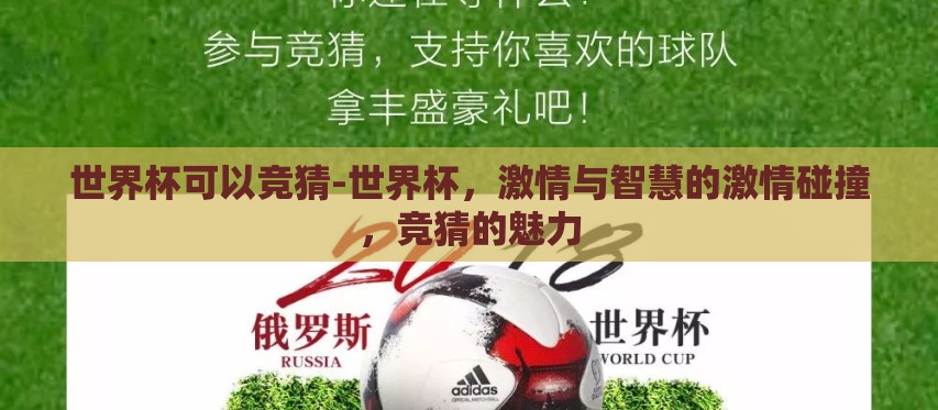 世界杯可以竞猜-世界杯，激情与智慧的激情碰撞，竞猜的魅力