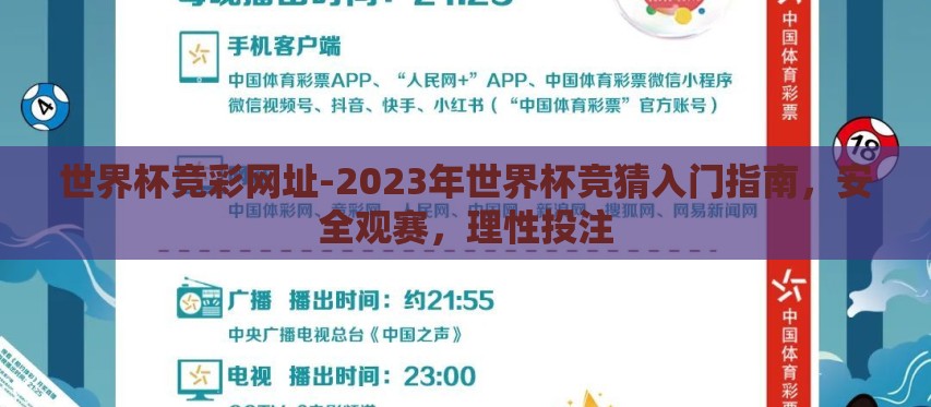 世界杯竞彩网址-2023年世界杯竞猜入门指南，安全观赛，理性投注