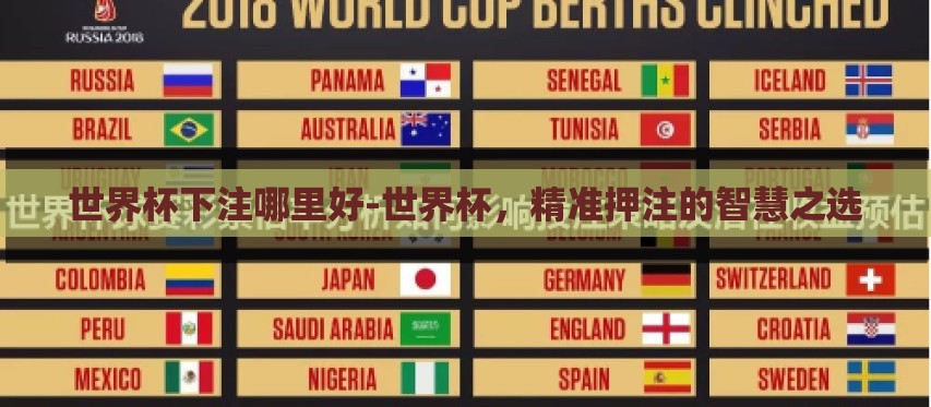世界杯下注哪里好-世界杯,精准押注的智慧之选 世界杯下注哪里好-世界杯,精准押注的智慧之选